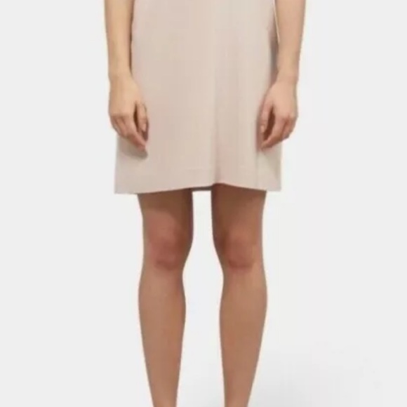 THEORY Pink Nude Sulivan Crepe Dress Xs - Picture 2 of 4